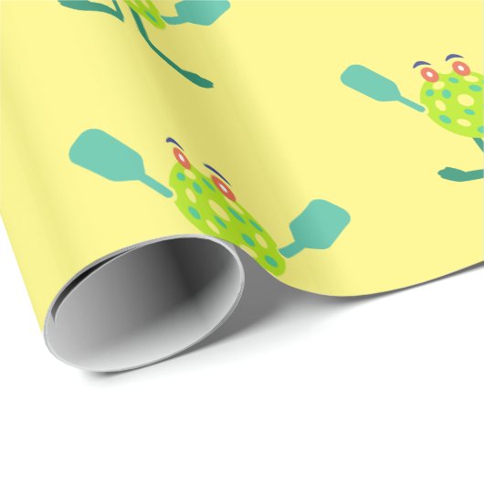 Kinderen Verjaardag Grappig Pickle-ball Cadeaupapier (Rol Hoek)