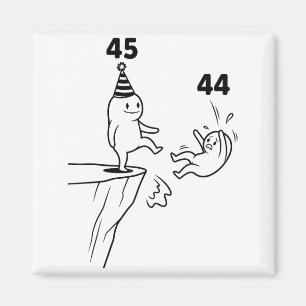 Kinderen Verjaardag Humor 45 Jaar Oud 45ste Feest Magneet