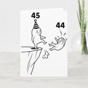 Kinderen Verjaardag Humor 45 Jaar Oud 45ste Feestj Kaart