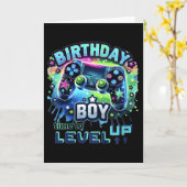 Kinderen Verjaardag Jongen Level Up Gamer Controll Kaart (Gele Bloem)