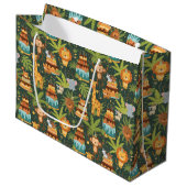 Kinderen Verjaardag Jungle Thema Cadeautas (Voorkant Gekanteld)