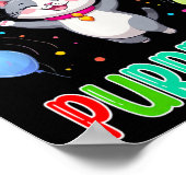 Kinderen Verjaardag Kat Shirt 5 Meisjes Jongens 5e Poster (Hoek)