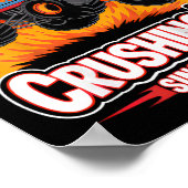 Kinderen Verjaardag Monster Truck 3 Jaar Oude Jong Poster (Hoek)