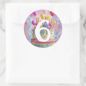 Kinderen verjaardag personaliseren Ronde Stickers (Tas)