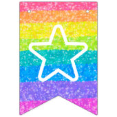 Kinderen Verjaardag Regenboog Feest Banner (Eerste vlag)