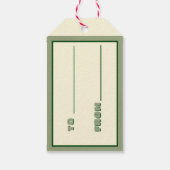 Kinderen Verjaardag Safari Gift Label Cadeaulabel (Achterkant)