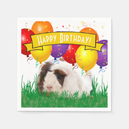 Kinderen Verjaardag Schattig Guinee Varkensfeestba Servet