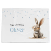 Kinderen Verjaardag Schattige Bunny Groot Cadeauzakje (Voorkant)