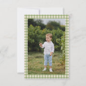 Kinderen Verjaardagsfeest Boerderij Dieren voor Jo Bedankkaart (Achterkant)