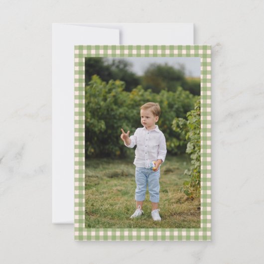 Kinderen Verjaardagsfeest Boerderij Dieren voor Jo Bedankkaart (Achterkant)