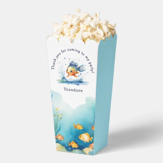 Kinderen Verjaardagsfeest Springen Vis Bedankt Bedankdoosjes (Popped)