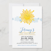 KINDEREN VERJAARDAGSFEESTJE UITNODIGEN kawaii lach Kaart (Voorkant)