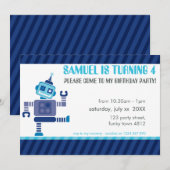 KINDEREN VERJAARDAGSFEESTJE UITNODIGEN schattige d Kaart (Voorkant / Achterkant)