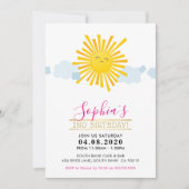 KINDEREN VERJAARDAGSFEESTJE UITNODIGEN schattige k Kaart (Voorkant)