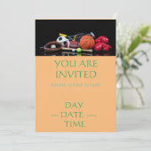 kinderen verjaardagsuitnodigingen ensemble kaart (Staand voorkant)