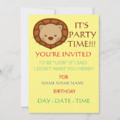 kinderen verjaardagsuitnodigingen ensemble kaart (Voorkant)