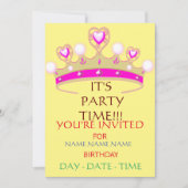 kinderen verjaardagsuitnodigingen ensemble kaart (Voorkant)