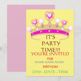 kinderen verjaardagsuitnodigingen ensemble kaart