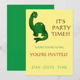 kinderen verjaardagsuitnodigingen kaart