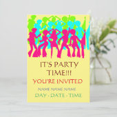 kinderen verjaardagsuitnodigingen kaart (Staand voorkant)