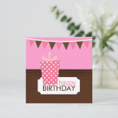 Kinderen - Verkennende feestdagen (voor een meisje Kaart (Staand voorkant)