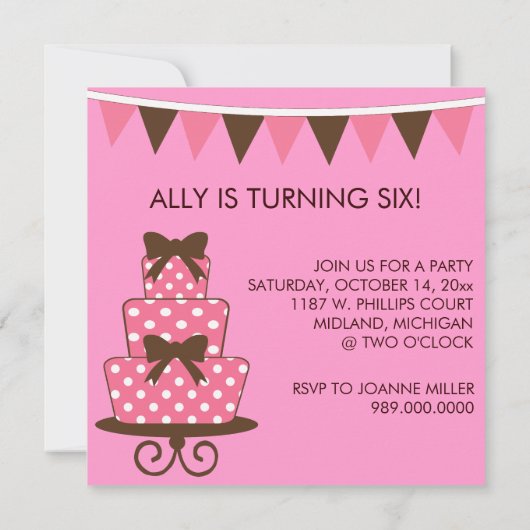 Kinderen - Verkennende feestdagen (voor een meisje Kaart (Achterkant)