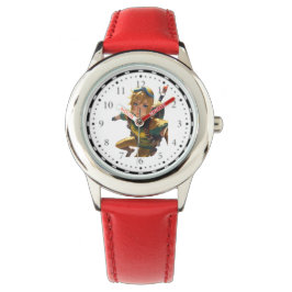 Kinderen verstelbare bezel roestvrijstalen horloge