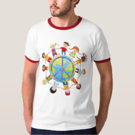 Kinderen verzamelen zich over de hele wereld voor  t-shirt