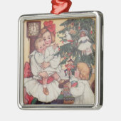 kinderen Victoriaans kerstversiering Metalen Ornament (Links)