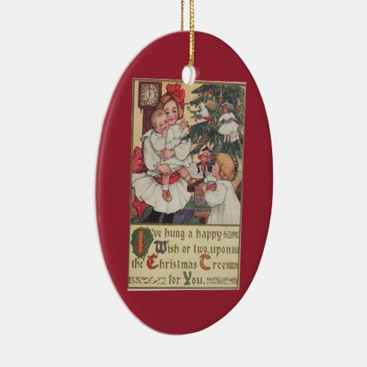 kinderen Victoriaans Ornament kerstbomen (Rechts)