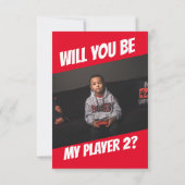 Kinderen Videospel Valentijnsdag Kaart (Achterkant)