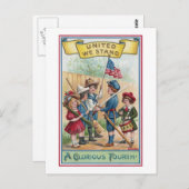 Kinderen vieren de vierde briefkaart (Voorkant / Achterkant)