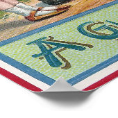 Kinderen vieren de vierde poster (Hoek)