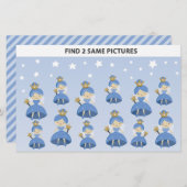 Kinderen vinden 2 Afbeeldingen met dezelfde tand a (Voorkant / Achterkant)