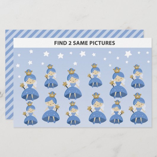 Kinderen vinden 2 Afbeeldingen met dezelfde tand a (Voorkant / Achterkant)