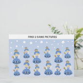 Kinderen vinden 2 Afbeeldingen met dezelfde tand a (Staand voorkant)