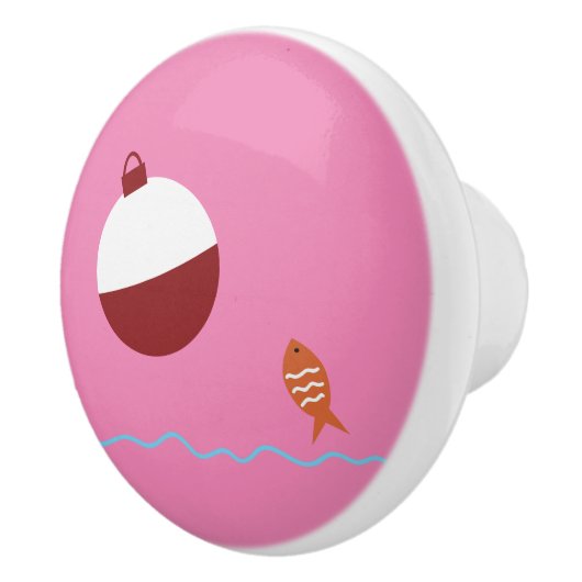 Kinderen Vis en Aas Keramische Knop (Rechts)