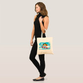 Kinderen vliegen vliegtuig Cartoon Plezier Luchtva Tote Bag