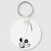 Kinderen Vlieger Silhouet Sleutelhanger (Voorkant)