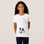 Kinderen Vlieger Silhouet T-shirt (Voorkant volledig)
