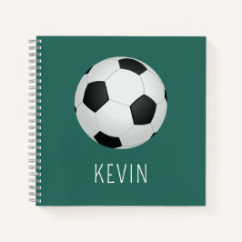 Kinderen Voetbal Bal Jongens School Notitieboek