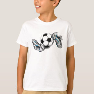 Kinderen Voetbal En Schoenen  T-shirt
