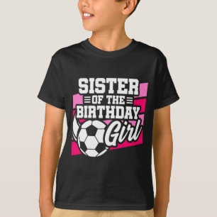 Kinderen Voetbal Football Feest Zuster Van Verjaar T-shirt