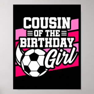 Kinderen Voetbal Football Feestje Neef Van Verjaar Poster
