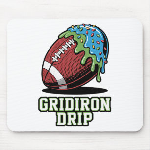 Kinderen Voetbal Grafisch Gridiron Ijs Drip Jongen Muismat