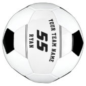 Kinderen Voetbal met Team, Naam, Nummer (Gedraaid)