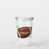 Kinderen Voetbal Personaliseer Acryl Drinkbeker (Links)