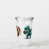 Kinderen Voetbal Personaliseer Acryl Drinkbeker (Achterkant)