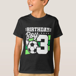 Kinderen Voetbal Verjaardagsfeestje - 3 Jaar Oude T-shirt