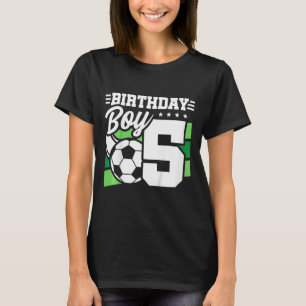 Kinderen Voetbal Verjaardagsfeestje - 5 Jaar Oude  T-shirt